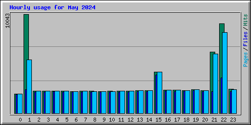 Hourly usage for May 2024